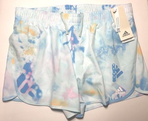 Girls 2 pc Short Set Adidas Athletic Tee Shirt Youth Sports Active Wear S+ Plus - Picture 12 of 15