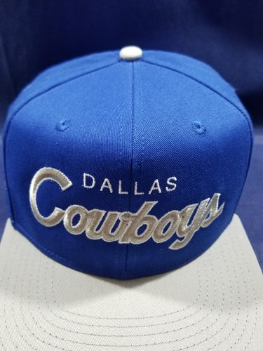 Sports Specialties Dallas Cowboys Hat Blue/Gray Script Logo Snapback Cap - Picture 3 of 10