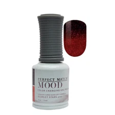LeChat Perfect Match Mood Changing Gel Polish 0.5 Oz - Scarlet Stars MPMG13