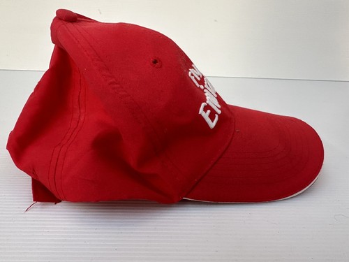 Fly Emirates Cap Red White Embroidered Mens Adjustable Strap back Free Postage - Picture 5 of 6