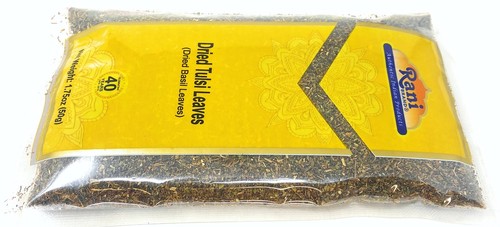 Rani Dried Tulsi (Indian Basil, Holy Basil) Leaves 1.75oz (50g) - Picture 3 of 3