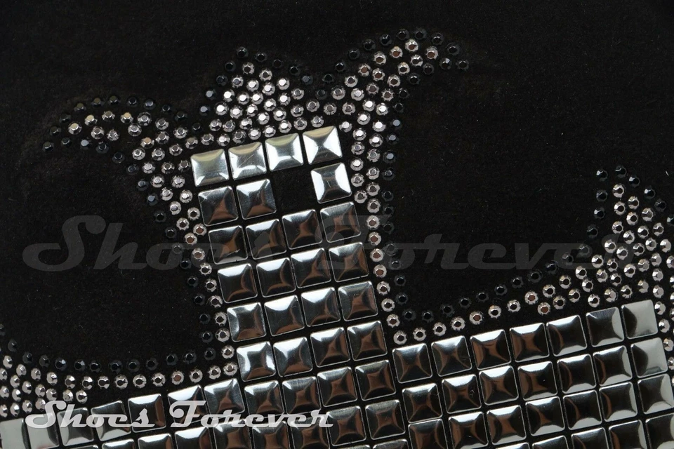 Sesto Meucci Mujer Negro Gamuza Cruz Tachonado Medio Pantorrilla Hebilla Botas Zapatos Talla 38 Foto 3 de 4