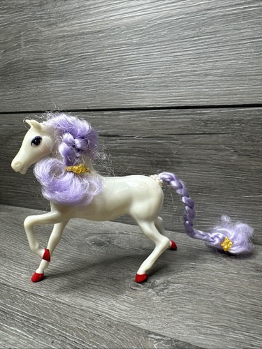 5 Vtg 80's Marchon Enchanted Kingdom Princess Horse Lot Pink White Accessoires - Picture 7 of 15