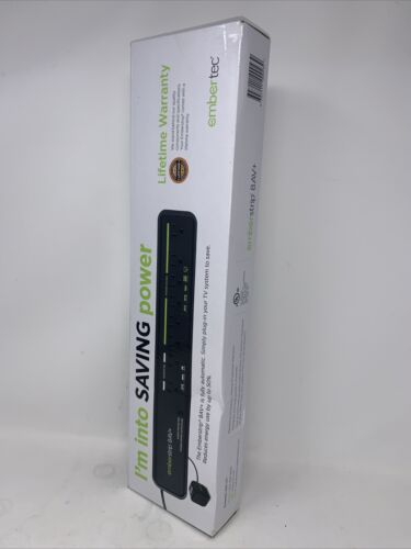 BRAND NEW EMBERTEC EMBERSTRIP 8 Outlet Plug Strip Power Saving Surge Protector - Picture 2 of 4