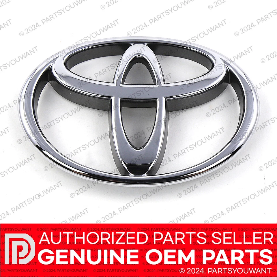 Emblema de parrilla delantera original OEM Toyota Tacoma 4Runner Pickup T100 75311-35090 Foto 3 de 4