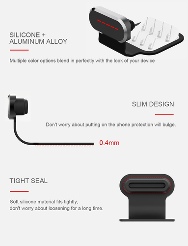 USB C Dust Plug, for Phones with USB Type C Charging Port, USB C anti Dust Cover - Photo 3/6