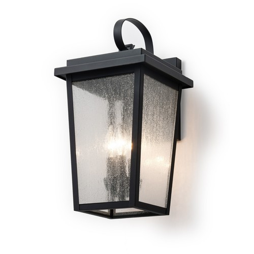 18'' Large Outdoor Wall Sconce Waterproof,Matel Black Outside Porch/Patio Light - Picture 2 of 11