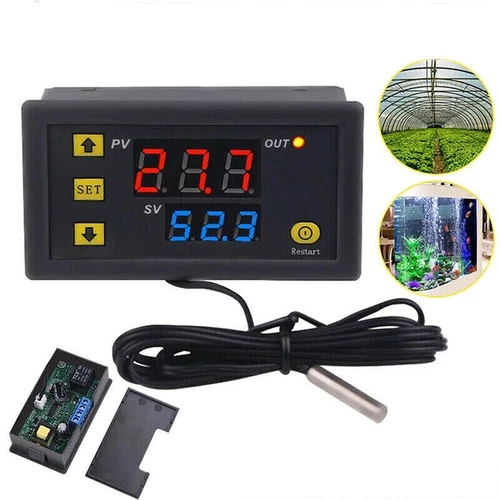 2X W3230 AC110-220V Hochpräziser digitaler Temperaturregler Thermostat USA - Bild 6 von 15