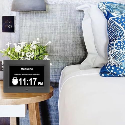 Jaihonda Dementia Clocks for Seniors,7 Inch Clock with Day Assorted Colors - Picture 14 of 38