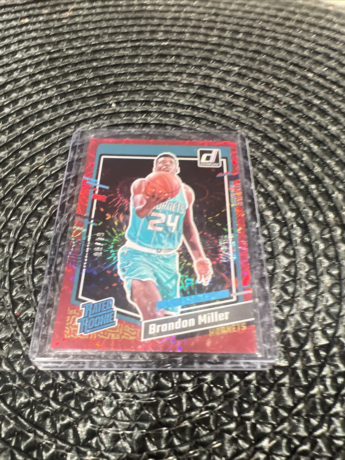 2023-24 Panini Donruss - Rated Rookie Brandon Miller #226 Red Fireworks /88 (RC)
