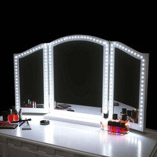 LED Vanity Mirror Lights for Makeup Dressing Table Vanity Set, 13Ft Zigzag Flexi