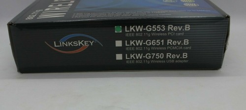 LinksKey IEEE 802.11g Wireless Series LKW G553 Rev B New Sealed - Bild 2 von 4
