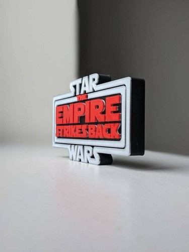STAR WARS EMPIRE STRIKES BACK logo display Kenner Beena Studio - Picture 2 of 5