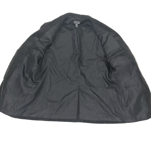 H&M Corduroy Sport Coat Jacket Mens 44R Black Single Breasted Pockets - Picture 5 of 13
