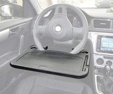 XBY-US Car Steering Wheel Tray,Auto Steering Wheel Desk/ for Laptop Food,Snack,Dining,Drinking Steering Wheel Eating Table Tray for Vehicle Drivers