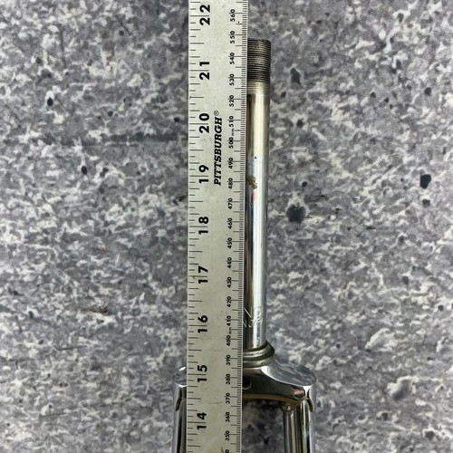 Vintage Tange TR Fork 700c 1 in Threaded CRMO 7 in Steerer Chrome Road 1980s - Picture 6 of 19