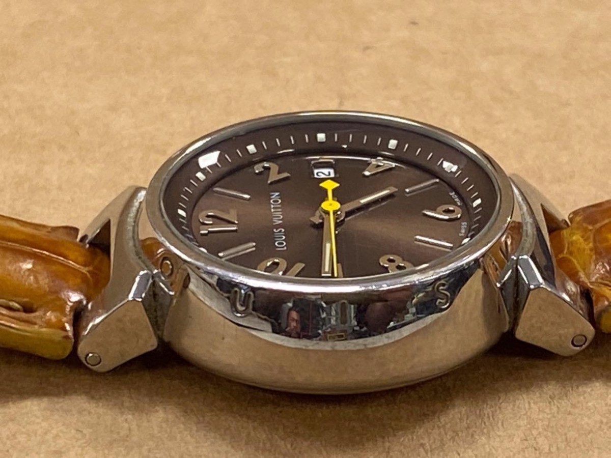 Louis Vuitton Q1211 タンブールRD0937ブラウン レザー