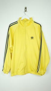 yellow adidas tracksuit