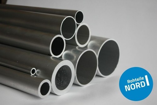 1m Aluminium Rohr AlMgSi0,5 Alurohr Aluprofil Alu Rohre Rundrohr Modellbau Pipe - Bild 1 von 1