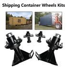 5x 5.5 Lug Superior Shipping Container Wheels, Spindle Kit(thickened)