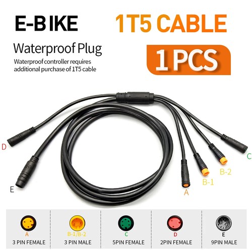 E-bike 36/48V Controller 17A 30A 3-Mode with Learning Controller Display Motor - Picture 7 of 38