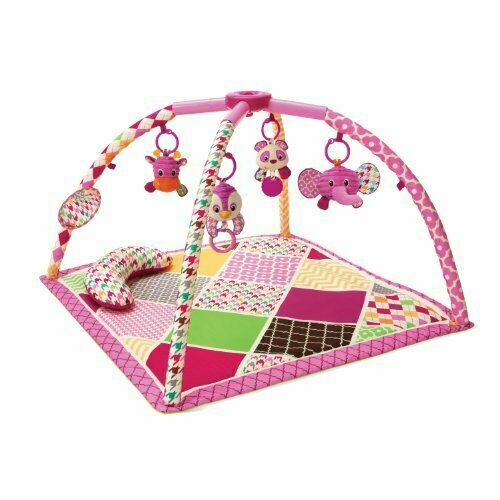 Infantino Sweet Safari Twist and Fold Aktivität Fitnessstudio und Spielmatte OFFENE BOX - Bild 2 von 6