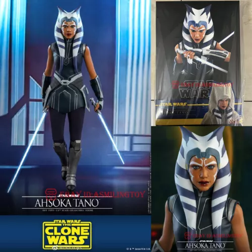 1/6 Hot Toys TMS021 Star Wars The Clone Wars Ahsoka Tano Action Figure NEW