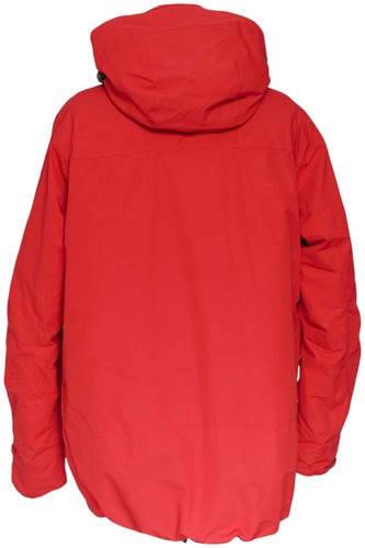 Didriksons STORMSystem Men's Anorak Jacket XL Red Solid Warm Lined Hood - Picture 5 of 5