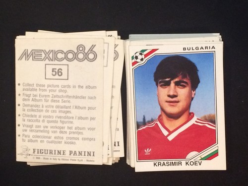 PANINI WC 86 (MEXICO 86) NEW STICKERS - NUM. 1 - 200 CHOOSE FROM THE LIST - Foto 63 di 217