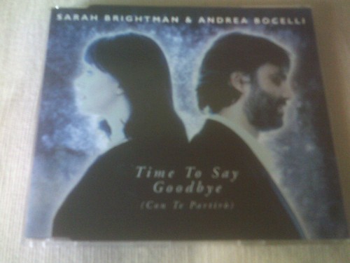 SARAH BRIGHTMAN & ANDREA BOCELLI - TIME TO SAY GOODBYE - UK CD SINGLE