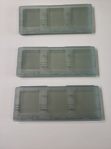 Official OEM Nintendo DS Game Holder Cases Set of 3 *No Cracks*