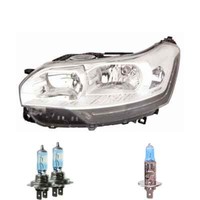 Halogen Scheinwerfer Rechts H7/H7 FüR CitroëN C5 III Break Inklusive Lampen