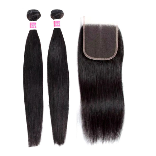 9A Brazilian Virgin Human Hair Weave Bundle Weft Extensions + Free Lace Closure - Picture 15 of 29
