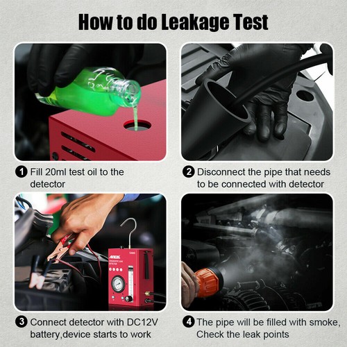 Universal Leak Tester EVAP Smoke Detector Machine Automotive Diagnostic Tool Kit - Picture 6 of 12