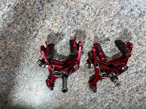 TRP 960 red brakes, titanium hardware, Moots, Seven, TREK, not Dura Ace - Picture 8 of 11