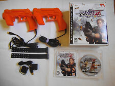 Time Crisis 4 Bundle (Sony PlayStation 3, 2007) **With Extra Guncon Controller**