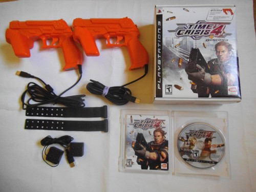 Time Crisis 4 Bundle (Sony PlayStation 3, 2007) **With Extra Guncon Controller** - Picture 1 of 7