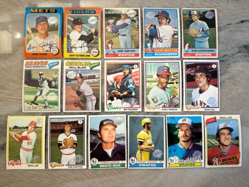 31X 2015 TOPPS ORIGINAL BUYBACK LOT 1962 1967 1968 1970 1971 1973 1974 1975-1980 - Picture 2 of 4