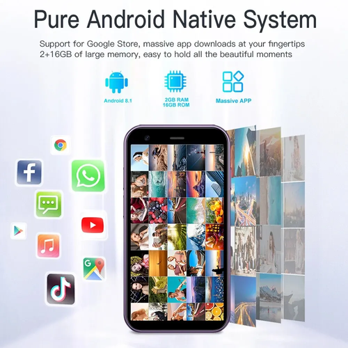 Unlocked Super Mini Mobile Phone Android 3G Dual Sim Small Pocket Smart Phone - Afbeelding 6 van 27