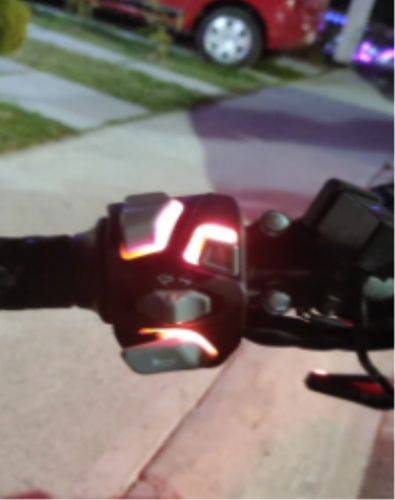 7/8" Universal Motorcycle Handlebar Switch Headlight~Warning Light~Turn Signal - Picture 11 of 13