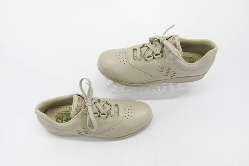 SAS Womens Shoes Free Time Size 8.5S Beige Lace Up Walking Oxford Pre Owned qp - Picture 11 of 12