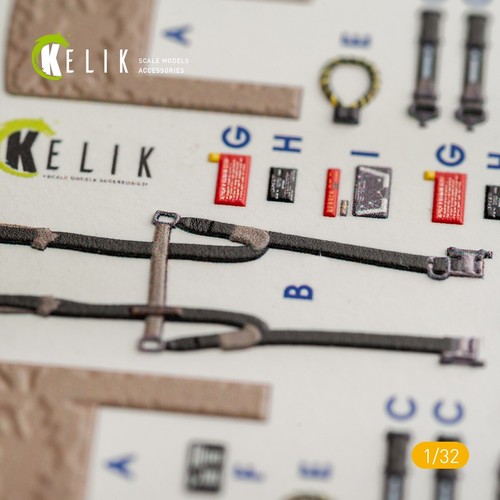 F-14D Super Tomcat - Calcomanía interior 3D para kit trompetero KeliK K32014 escala 1:32 - Imagen 6 de 11