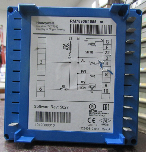 😃 HONEYWELL BURNER CONTROL RM7890 B 1055 - Picture 4 of 7