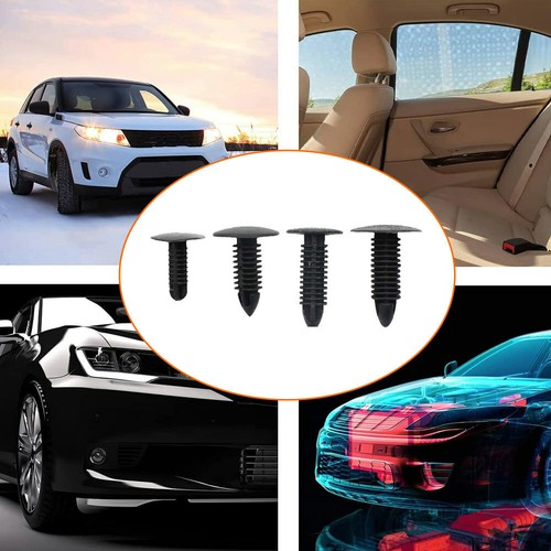 Rivet de voiture poussoir en 5 mm 6 mm 7 mm 8 mm garnitures de toit de coffre clips de fixation de panneau plastique - Photo 5/14