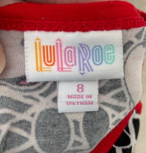Lularoe Youth 8 Medium Disney Mickey Mouse 3/4 sleeve T-Shirt Raglan Boys Girls - Picture 3 of 8