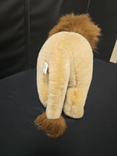 Vintage K&M International Life Like Lion Plush Stuffed Animal Toy Friend 12" EUC - 第 3/6 張圖片