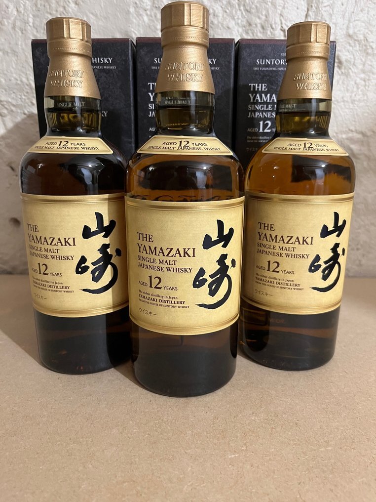 Japanese Suntory Whisky - the Yamazaki 12 years old - single malt - 1 bottle
