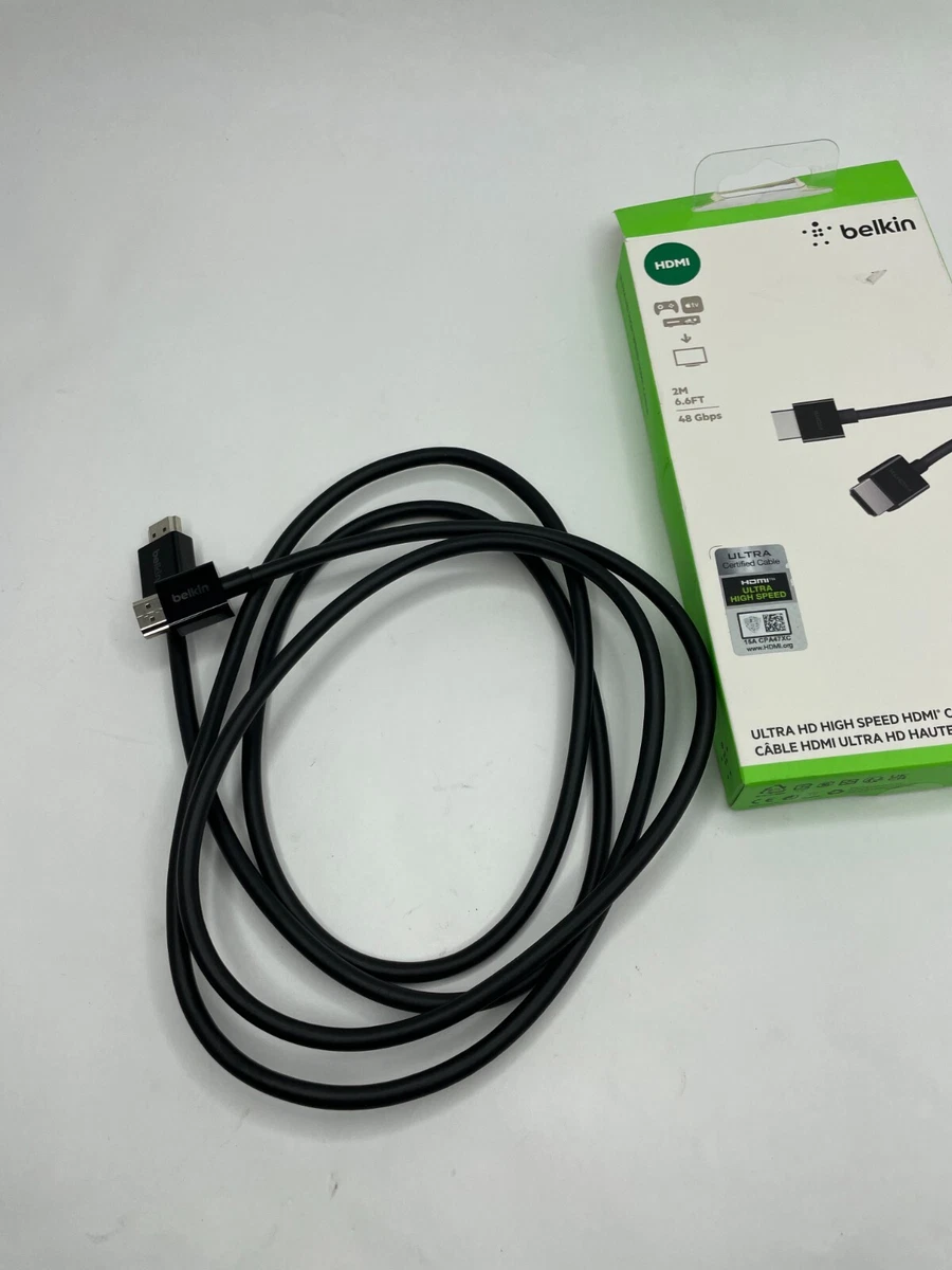 Cable Belkin hdmi 4K 6.6Ft Negro