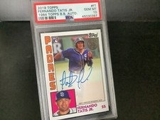2019 TOPPS FERNANDO TATIS JR. #FT 1984 TOPPS B.B. AUTO PSA 10 POP 16
