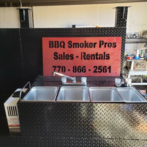 Mobile Food Cart Restaurant on Wheels Business Road Runner BBQ Smoker Trailer - Picture 9 of 9